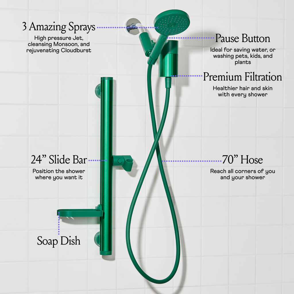 Filtered Shower Kit - Green