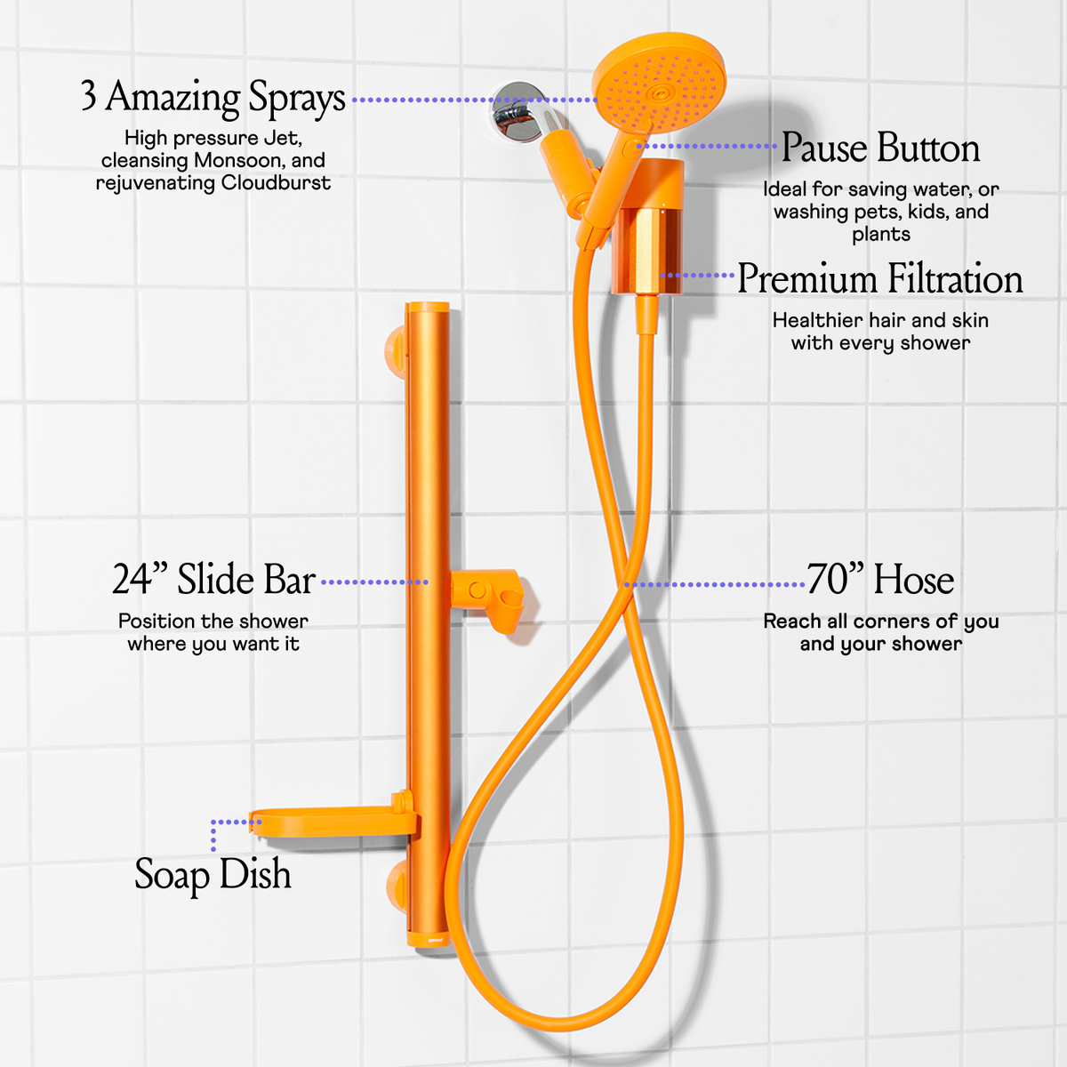 Filtered Shower Kit - Vitamin C