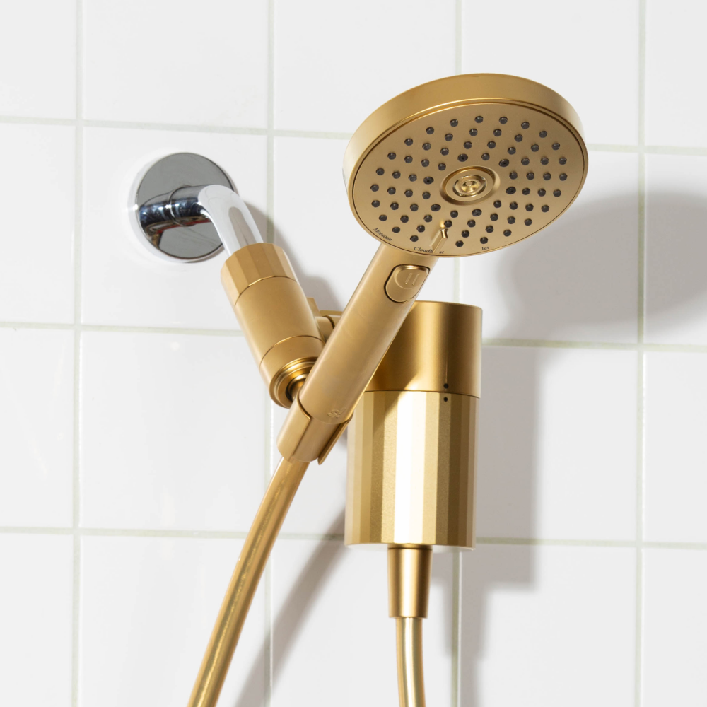 Golden Hour Filtered Hand Shower
