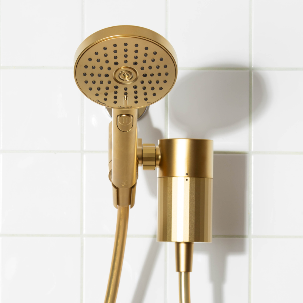 Golden Hour Filtered Hand Shower