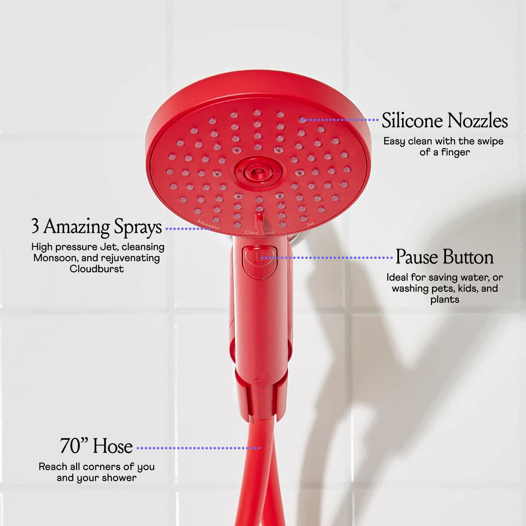 Hand Shower - Red