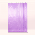 Lilac Fluted Shower Curtain