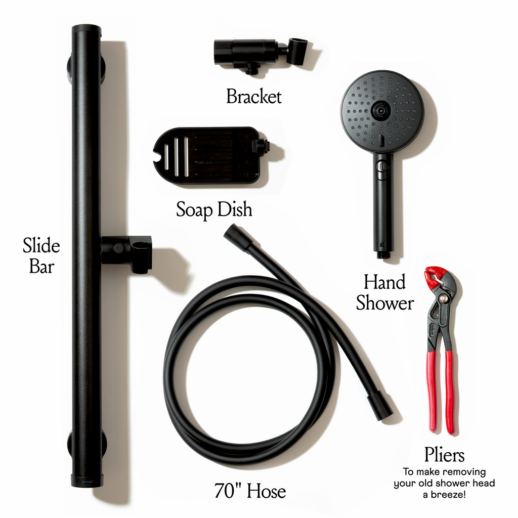 Shower Kit - Black
