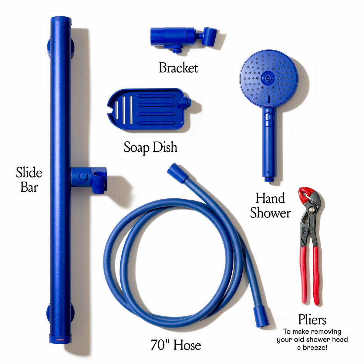 Shower Kit - Blue