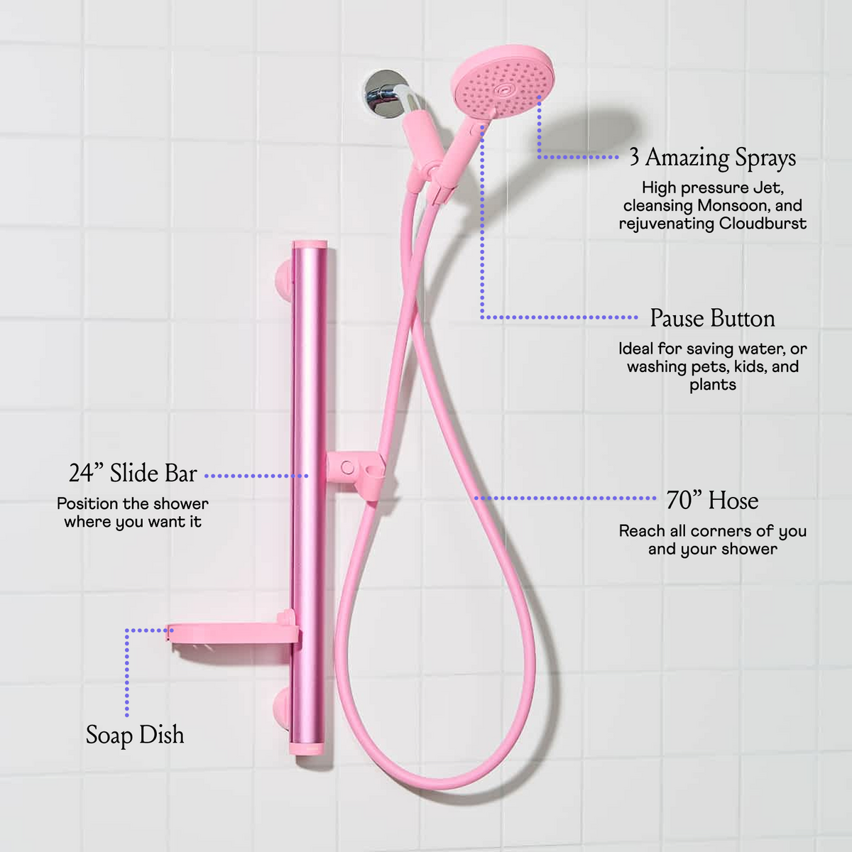 Shower Kit - Pink