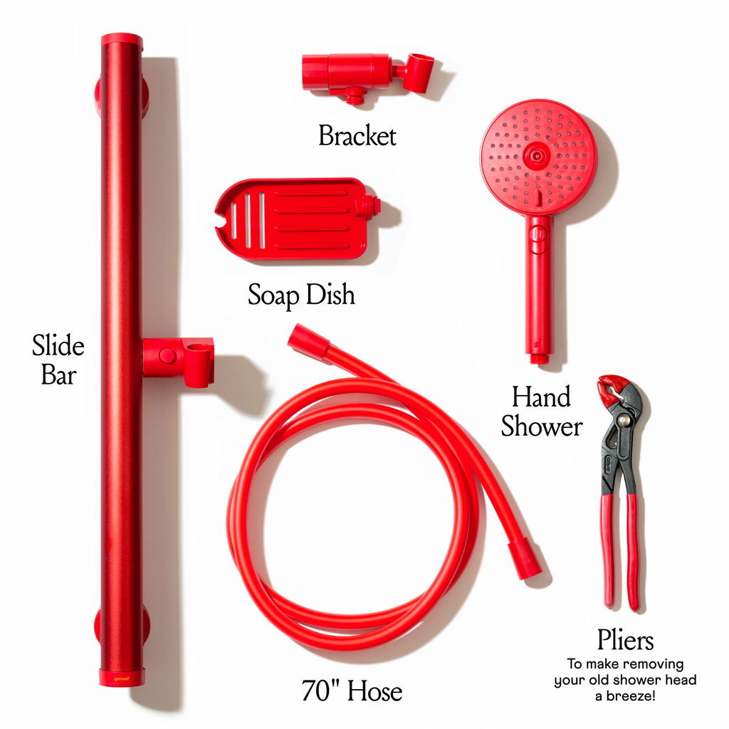 Shower Kit - Red