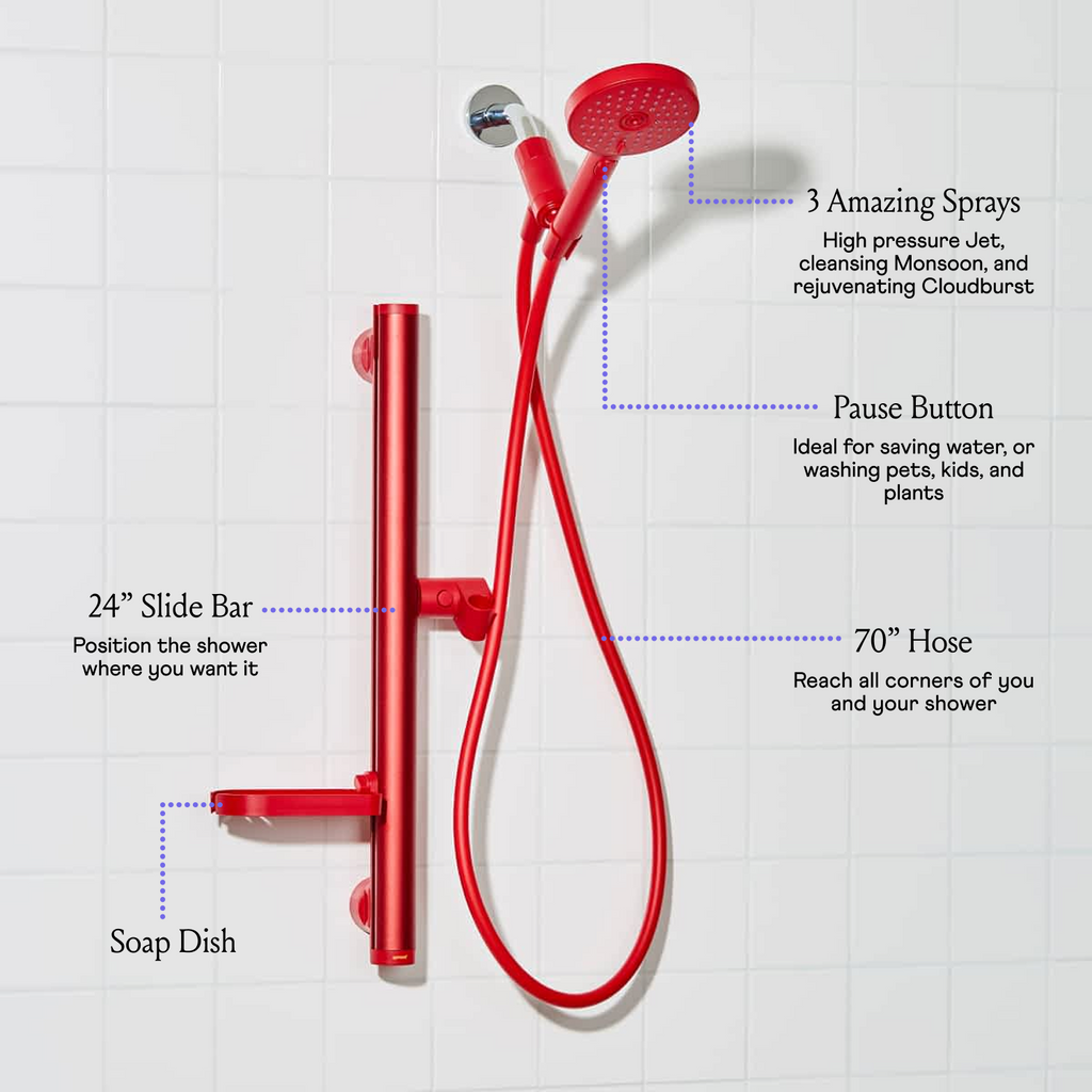Shower Kit - Red