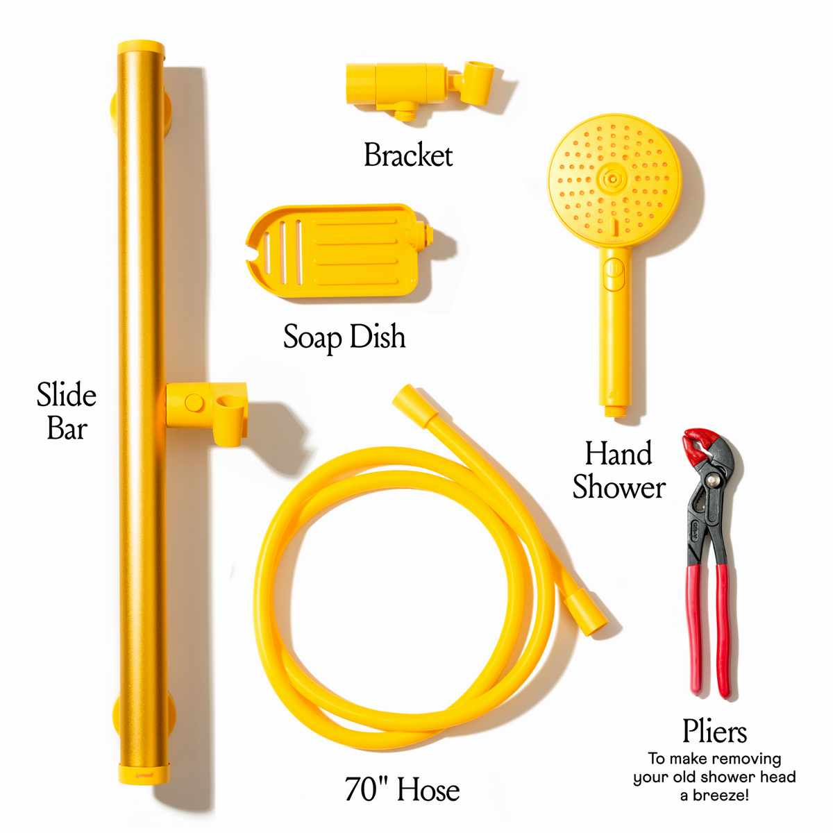 Shower Kit - Yellow