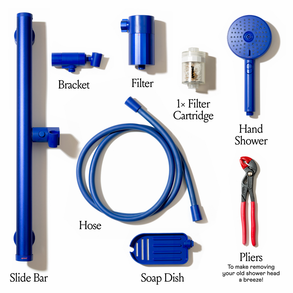 Filtered Shower Kit - Blue
