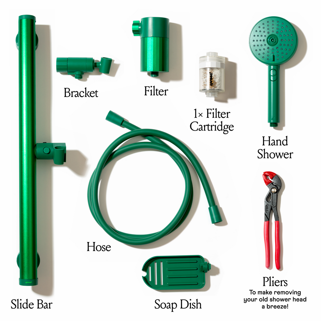 Filtered Shower Kit - Green
