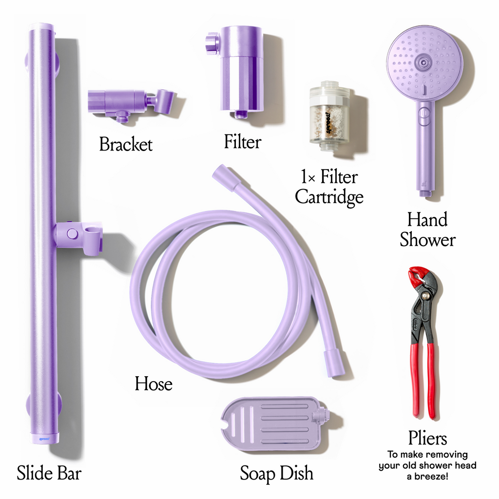 Filtered Shower Kit - Lilac