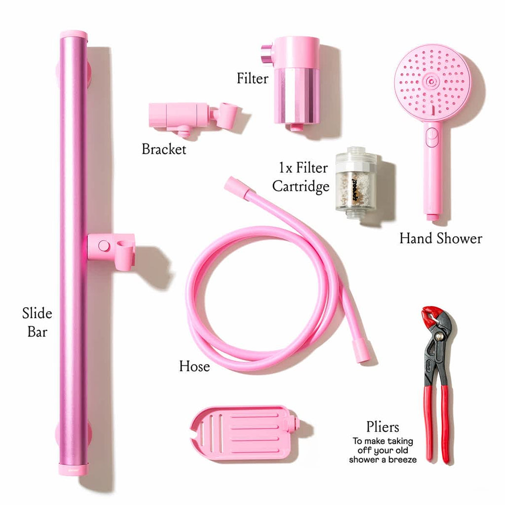 Filtered Shower Kit - Pink