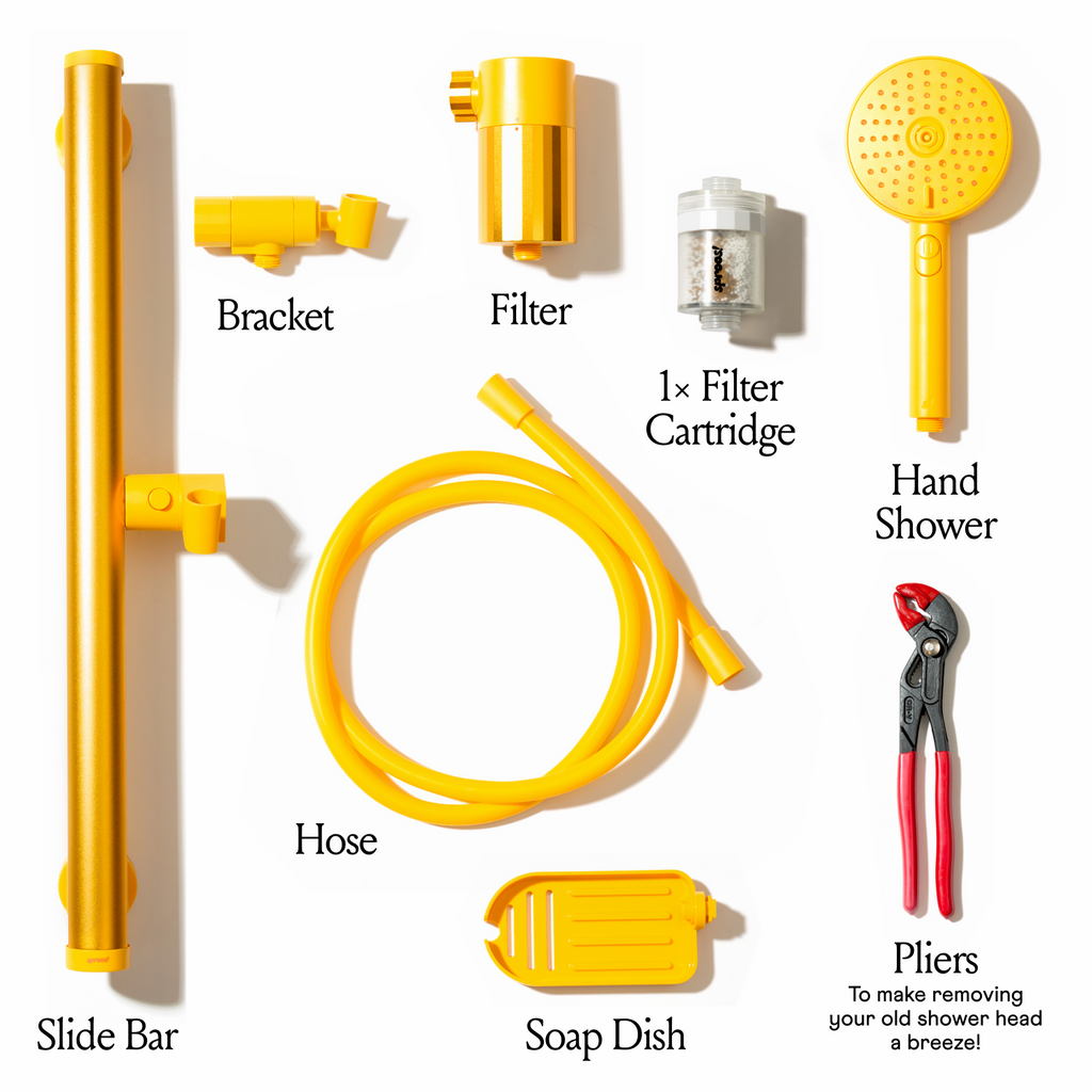 Filtered Shower Kit - Yellow
