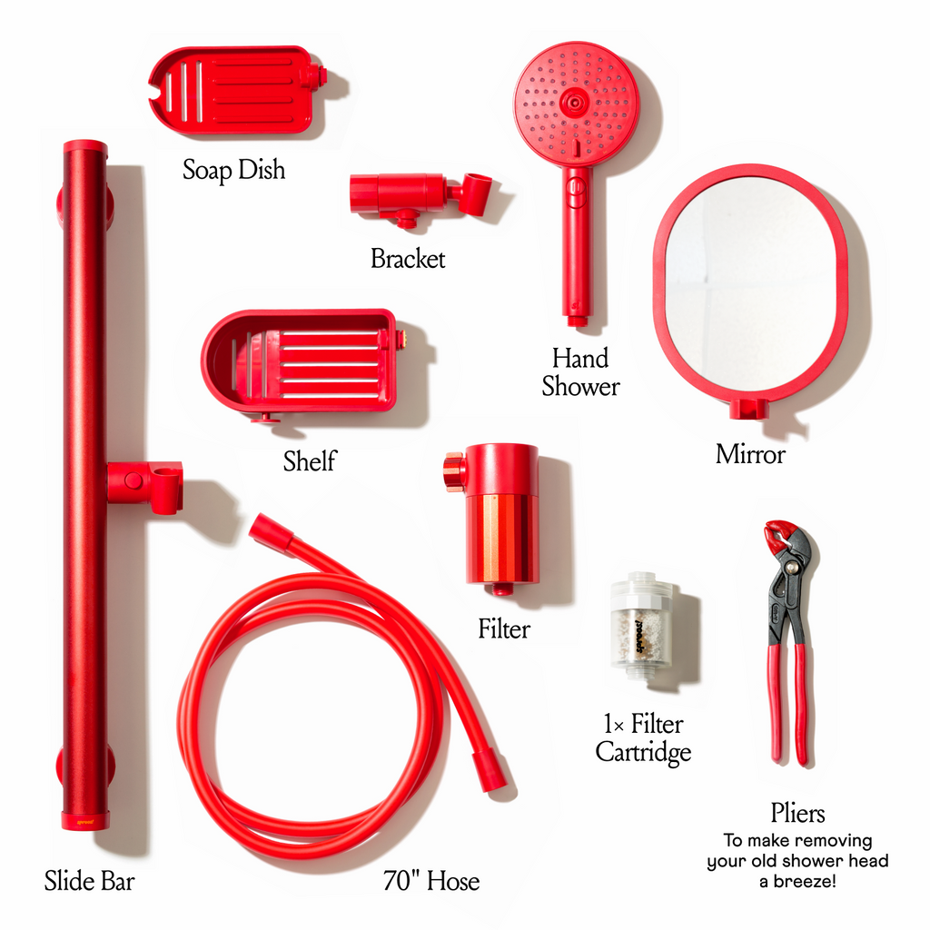 The Ultimate Shower Bundle - Red