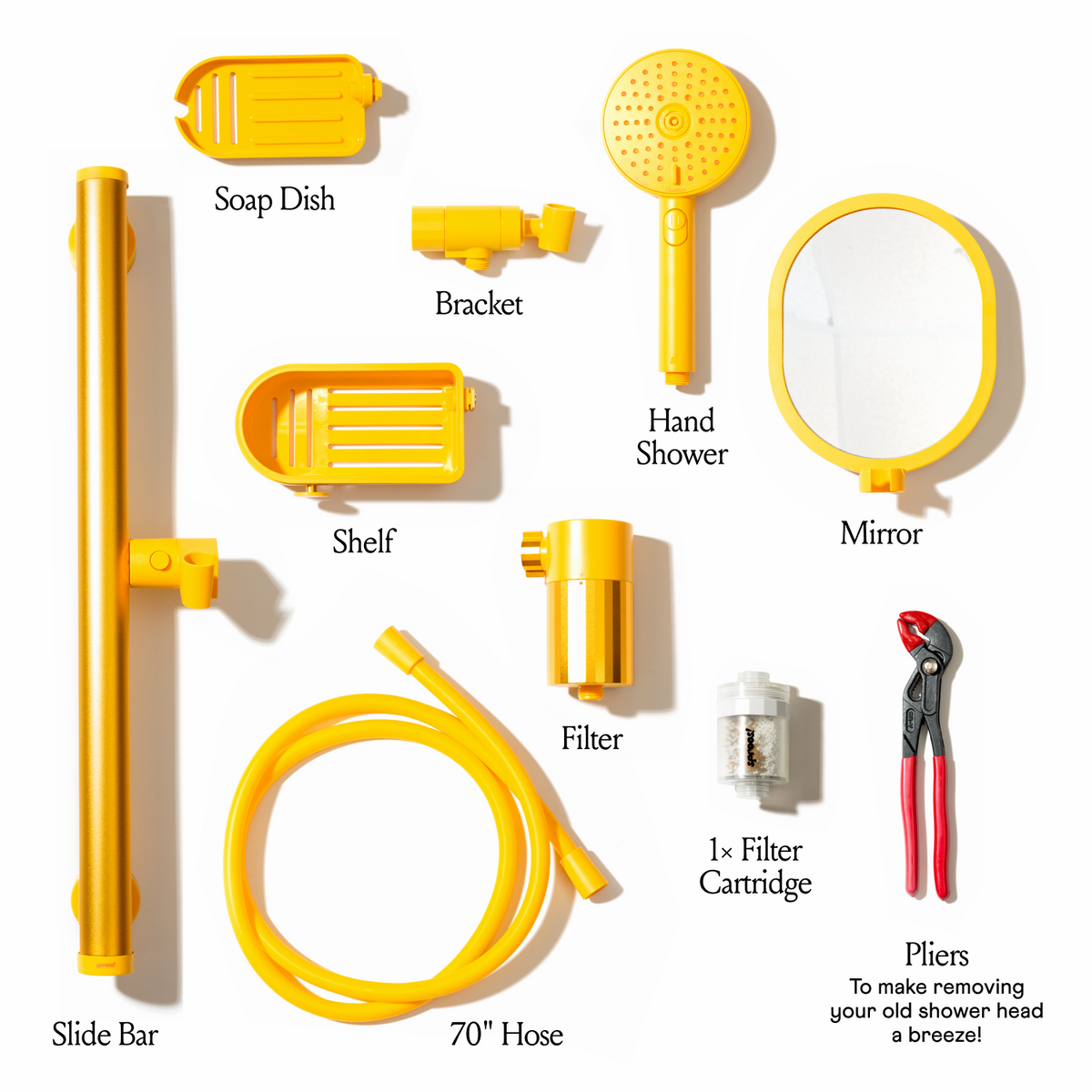 The Ultimate Shower Bundle - Yellow