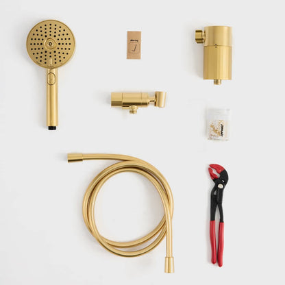 Metallic Hand Shower + Filter